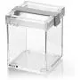 Guzzini Kitchen Active Design Kitchen Top Jar, 770 CC, SMMA/PA/FV/Silicone, Grey, 11x10x13 cm