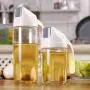 Fanthee Oil Dispenser Bottle,Kitchen Leakproof Olive Oil Vinegar Dispenser Bottle Automatic Cap Storage Jar Fanthee Oil Dispenser Bottle,Kitchen Leakproof Olive Oil Vinegar Dispenser Bottle Automatic Cap Storage Jar
