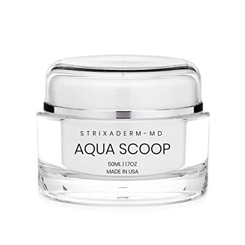 AquaScoop – Anti Aging Plumping Cream with Peptides & Antioxidants – Intensive Moisturizer – Firms & Plumps for a Timeless Ageless Look | Advanced European Skin Care Gel | Strixaderm MD (50 ml)