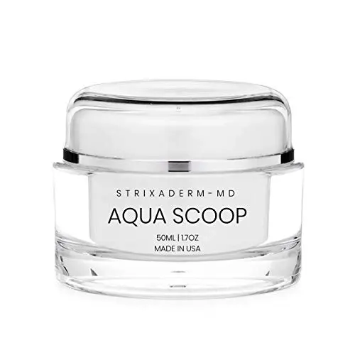 AquaScoop – Anti Aging Plumping Cream with Peptides & Antioxidants – Intensive Moisturizer – Firms & Plumps for a Timeless Ageless Look | Advanced European Skin Care Gel | Strixaderm MD (50 ml)
