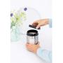 Brabantia Windowed 1.4 Litre Canister Set- Brilliant Steel