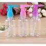 6PCS 75ml 2.5 oz Clear Plastic Empty Pumps Bottles Dispenser Jars Container For Travel Bathroom Lotion Shower Liquid Soap Cream Cosmetic Foundations Body Wash