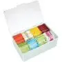 mDesign Stackable Plastic Tea Bag Holder Storage Bin Box for Kitchen Cabinets, Countertops, Pantry - Organizer Holds Beverage Bags, Cups, Pods, Packets, Condiment Accessories - Mint Green/Clear mDesign Stackable Plastic Tea Bag Holder Storage Bin Box for Kitchen Cabinets, Countertops, Pantry - Organizer Holds Beverage Bags, Cups, Pods, Packets, Condiment Accessories - Mint Green/Clear
