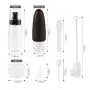 LANGEWAY Reiseflaschen Set (10 Stück) TSA-Freigegeben, 100 ml Dichtflaschen, Sprayflaschen und Cremetiegel mit Beutel
