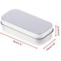 Milue Portable Metal Lip Small Storage Box Case Organizer For Money Coin Candy Keys