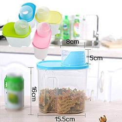 Dried Food Cereal Flour Pasta Food Storage Dispenser Rice Container Sealed Box 1.9L Jj2834