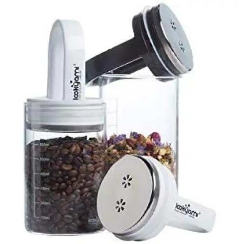 Contenant de stockage pour grains, boîte de rangement pour aliments, conserve sous vide pour café, snacks, produits secs, thé, conservation fraîche, conserve noire. Contenant de stockage pour grains, boîte de rangement pour aliments, conserve sous vide pour café, snacks, produits secs, thé, conservation fraîche, conserve noire.