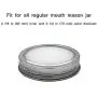 CHBKT 12 Pack Premium Reuseable Mason Jar Silicone Seals Gasket Lids for Regular Mouth Jar, Canning Storage Jars, Leak Proof Sealing Lid Inserts/Liners for Mason Jars, Stainless Steel Bands Included. CHBKT 12 Pack Premium Reuseable Mason Jar Silicone Seals Gasket Lids for Regular Mouth Jar, Canning Storage Jars, Leak Proof Sealing Lid Inserts/Liners for Mason Jars, Stainless Steel Bands Included.