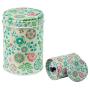 BESTonZON 6PCS Tinplate Tea Tin Candy Container Jars Tea Box Double Cover Tea Tin Storage (Random Color)