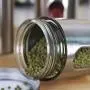 Réservoirs en verre pour cuisine, contenants en acier inoxydable avec couvercle, bocaux pour thé, épices, bouteilles de rangement alimentaire. Réservoirs en verre pour cuisine, contenants en acier inoxydable avec couvercle, bocaux pour thé, épices, bouteilles de rangement alimentaire.