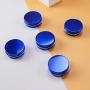 31pcs 1oz/30ml Blue Aluminum Tin Jar with Screw Lid and Blank Labels