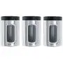 Brabantia Windowed 1.4 Litre Canister Set- Brilliant Steel Brabantia Windowed 1.4 Litre Canister Set- Brilliant Steel