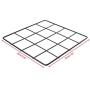 Milue Iron Mesh Grid Panel Photo Holder Artificial Flower Storage Rack Wall Home Decor