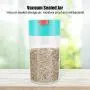 Food Storage Jar, Zerone Plastic Vacuum Sealed Storage Jar Food Container for Coffee Beans, Tea and Dry Goods(S) Food Storage Jar, Zerone Plastic Vacuum Sealed Storage Jar Food Container for Coffee Beans, Tea and Dry Goods(S)