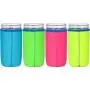 JarJackets Neoprene Mason Jar Protector Sleeve - Fits 24oz (1.5 pint) Jars (4, Multicolor)