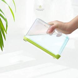 Sealed Fresh Box, Transparent Storage containers Storage Jars with lid Large Square Preserving Jars Pack of 2-A 800mlx2