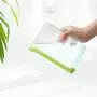 Dichtbare Frischhaltelösung, Transparente Aufbewahrungskisten & Gläser mit Deckel, Große Quadratische Konservierungsgläser, Packung von 2 – Ein 800ml + Ein 800ml