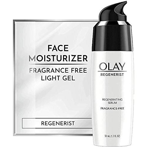 Olay Regenerist Regenerating Serum, Fragrance-Free Light Gel Face Moisturizer 1.7 fl oz