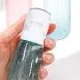 Leere Sprühflasche 3,4 oz / 100 ml für Kosmetik, wiederbefüllbar, Reisebehälter, Plastik-Haarspray-Sprühflasche für Parfüm, Hautpflege, Make-up, Lotion (3 Farben)