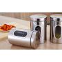 Kitchen supplies glass sealed storage tank stainless steel with lid tea cans seasoning jar food storage bottle ZP3071715