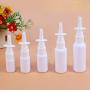 12PCS White Plastic Empty Refillable Nasal Spray Bottles Fine Mist Vials Atomizers Nozzle Mist Container DispenserTravel Sample Trial Packing Set for Makeup Water Essential Oils Perfumes(30ML/1OZ)