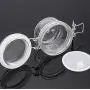 2PCS Flacons Plastiques Transparents Ronds Asservis 120g/200g (4oz/7oz) pour Cosmétiques, Crèmes, Potions, Récipients Hermétiques pour Rangement de Maquillage, Corps, Visage, Masques Faciaux, Aliments 2PCS Flacons Plastiques Transparents Ronds Asservis 120g/200g (4oz/7oz) pour Cosmétiques, Crèmes, Potions, Récipients Hermétiques pour Rangement de Maquillage, Corps, Visage, Masques Faciaux, Aliments