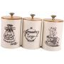 Retro Tea Coffee Sugar Kitchen Storage Canisters Jars Pots Containers Tins