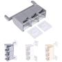 Fdit 3 Jars Spice Rack Seasoning Storage Box Wall-Mounted Paste Condiment Set Salt Spice Jars Container Cooking Tool Kitchen Accessories 360 Degree Rotating(Beige)