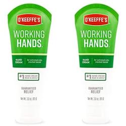 OKeeffes Working Hands Hand Cream, 3 ounce Tube, (Pack of 2)