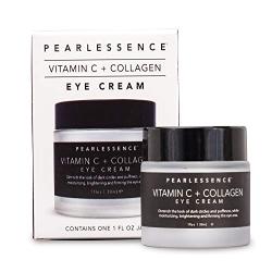 Pearlessence Vitamin C + Collagen Eye Cream Jar, 1 oz