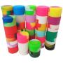 SZBS Silicone Containers Jars 50pcs/lot 3ml Mini Assorted Color Storage Container For Dabs Wax Oil Round Shape Concentrate Containers Wax Silicone Jars (50)