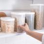 Plastic Storage Jars Airtight Canisters for Bulk Food Storage Kitchen & Household Organization for Dry goods