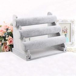 eiaagi 3-Tier Bar Bracelet Watch Table Jewelry Organizer Holder Rack Stand Display