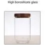 Ensemble de contenants de rangement alimentaires WANGLXST, Pots étanches pour garde-manger, BPA Free - Contenants pour céréales - pour aliments secs et liquides, Pot en verre transparent. Ensemble de contenants de rangement alimentaires WANGLXST, Pots étanches pour garde-manger, BPA Free - Contenants pour céréales - pour aliments secs et liquides, Pot en verre transparent.