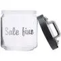 Italo Ottinetti Glass Storage Jars with Hermetic Lid Grey 0.75 Litre Sf, one Size Italo Ottinetti Glass Storage Jars with Hermetic Lid Grey 0.75 Litre Sf, one Size