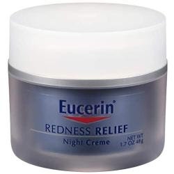 Eucerin Redness Relief Night Creme - Gently Hydrates To Reduce Redness-Prone Skin At Night - 1.7 oz Jar