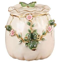 Cereal Containers Ceramic Canister, Rice Cylinder Flour Jar, Sealed Storage Tank Containers (Size : 2829cm)