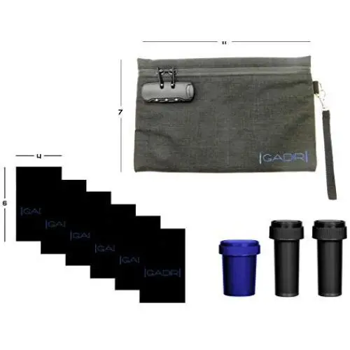 KIT GADIR Premium Sacs Anti-Odeur avec Zipper & Serrure Combinée (1 Boîte Anti-Odeur à Ligne de Carbone, 6 Sachets, 3 Conteneurs Anti-Odeur) Les Parfaits Accessoires de Stockage Qui Éliminent les Odeurs KIT GADIR Premium Sacs Anti-Odeur avec Zipper & Serrure Combinée (1 Boîte Anti-Odeur à Ligne de Carbone, 6 Sachets, 3 Conteneurs Anti-Odeur) Les Parfaits Accessoires de Stockage Qui Éliminent les Odeurs