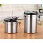 YTF-Stainless steel storage tank, kitchen food storage container, easy to open and close