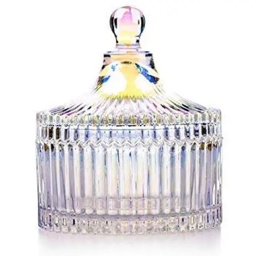 YL LY Colorful European Crystal With Lid Fruit Creative Sugar Cylinder Storage Jar With Lid Seasoning Storage Snack Plate Bright Color YL LY Colorful European Crystal With Lid Fruit Creative Sugar Cylinder Storage Jar With Lid Seasoning Storage Snack Plate Bright Color
