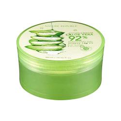 Nature Republic New Soothing Moisture Aloe Vera Gel 92 Percent Korean Cosmetics, 10.56 Fluid Ounce