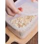 HOMELUNY Set of 4 Kitchen Food Storage Containers Cereal Home Plastic Food Storage Box Airtight Jars for Candy, Cookie, Rice, Sugar,Flour,Snacks Keeping Food Dry & Fresh 1.5L