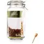 XSWZAQ Glass bottle sealed canister storage jar honey lemon enzyme milk powder canned sugar bottle new product (Size : 1500ml) XSWZAQ Glass bottle sealed canister storage jar honey lemon enzyme milk powder canned sugar bottle new product (Size : 1500ml)