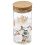 LOVIVER 10Pcs Small Glass Bottles with Cork Stopper Tiny Clear Vials Storage Container for Art Crafts Projects Decoration Party Supplies