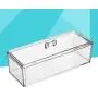 1 Stück Acryl Transparente Lebensmittel Lagerbox Rechteck Teebeutel Organizer Küchen Sortierbehälter mit Staubdichtem Deckel