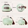 Lotus Ceramic Tea Box Green White Tea Coffee Sugar Storage Jar Spices Canister For Kitchen Food Containers Candy Bowl With Lid,Fenqingylls Small