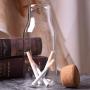 Factory Direct Selling Borosilicate Glass Milk Bottle Scented Tea Show Tank Creative Candy Jar Kitchen Glass Storage Tank,300 Ml