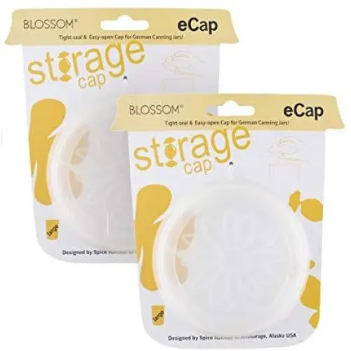 Blossom 16839/2 Weck Jar Storage Ecaps, 4.75-inch, Clear Blossom 16839/2 Weck Jar Storage Ecaps, 4.75-inch, Clear