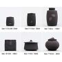 Japanese Style Coarse Pottery Tea Cans Tea Set Tea Caddy Jar Pot Sugar Bowl Tea Sealed Creative Home Decor,F