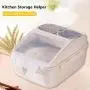 Beutel für Reis 2er-Set mit Pulley Großes Fassungsvermögen Eimer + 2 Behälter + Messbecher